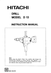 Hitachi 6.2Amp Instruction Manual