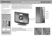 Insignia NS-LCD15-09CA Quick Setup Guide (English)