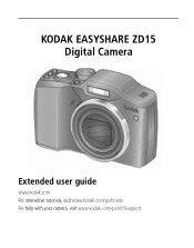 Kodak ZD15 Extended user guide