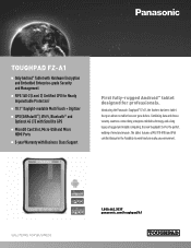 Panasonic Toughpad FZ-A1 Spec Sheet