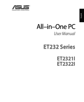 Asus ET2321INTH User's Manual for English Edition