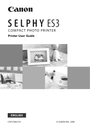 Canon SELPHY ES3 SELPHY ES3 Printer User Guide