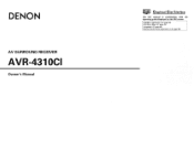 Denon 4310CI Owners Manual