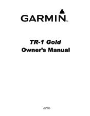 Garmin TR-1 Gold Marine Autopilot TR-1 Gold Owner s Manual 906-2000-00