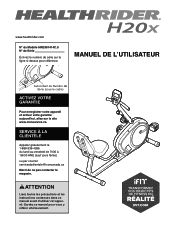HealthRider H20x Bike Frc Manual