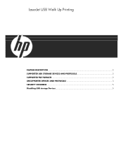 HP P3015d HP LaserJet P3015 Printer Series - USB Walk Up Printing Feature