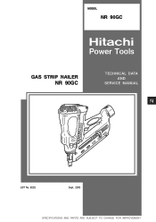 Hitachi NR90GC Service Manual