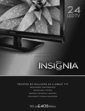 Insignia NS-24E40SNA14 Information Brochure (English)