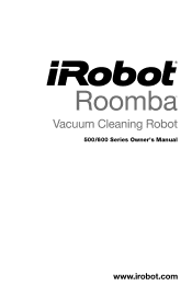 iRobot Roomba 560 Product Manual