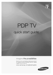 Samsung PS63A756T1M Quick Guide (easy Manual) (ver.1.0) (English)