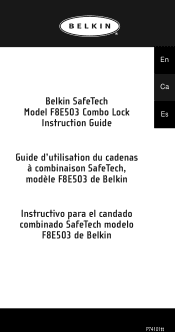 Belkin F8E503 F8E503 Manual