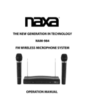 Naxa NAM-984 NAM-984 English Manual