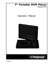 Polaroid PDV-077PT User Manual