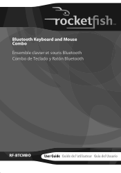 Rocketfish RF-BTCMBO User Manual (English)