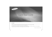 Samsung L100 Quick Guide Easy Manual Ver.4.0 (English, French, Spanish)