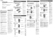 Sony ICD-B26 Operating Instructions