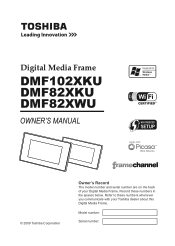 Toshiba DMF82XKW Owner's Manual - English