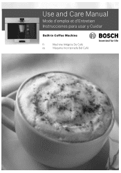 Bosch TKN68E75UC Instructions for Use