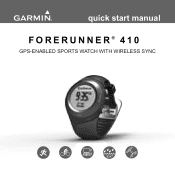 Garmin Forerunner 410 Quick Start Manual