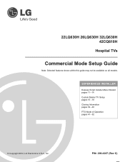 LG 42CQ610H Setup Guide