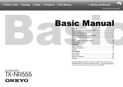 Onkyo TX-NR555 User Manual