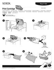 Xerox 4510N Instruction Sheet - Replacing Supplies