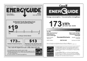 Haier HWF5300AW Energy Guide Label