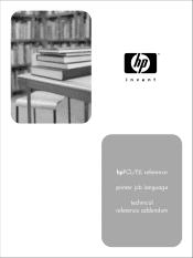 HP 4100 HP PCL/PJL reference - Printer Job Language Technical Reference Addendum