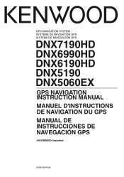 Kenwood DNX6990HD GPS Manual