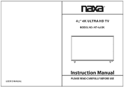 Naxa NT-4901K English Manual