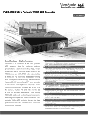 ViewSonic PLED-W500 PLED-W500 Datasheet Low Res (English, US)