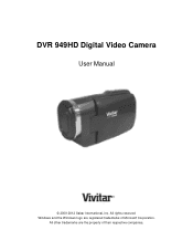 Vivitar DVR 949HD User Manual