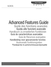 Xerox 8500N Advanced Features Guide