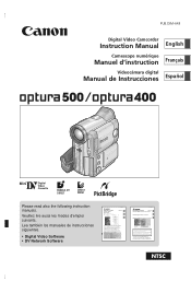 Canon 9540A003 OPTURA500 OPTURA400 Instruction Manual
