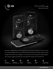 LG VX8550 Black Data Sheet