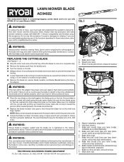 Ryobi AC04022 Operation Manual