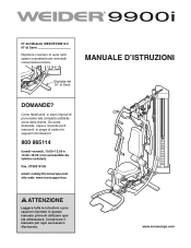 Weider 9900i Italian Manual