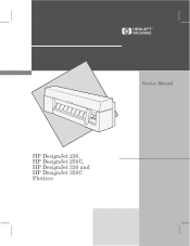 HP Designjet 250c Service Manual