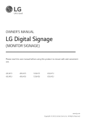 LG 49UH7J-H Owners Manual