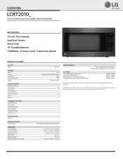 LG LCRT2010BD Owners Manual - English