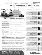 LiftMaster 8360WLB 8360WLB Product Guide Spanish
