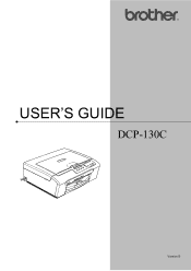 Brother International DCP-130C Users Manual - English