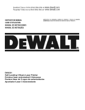 Dewalt DW08301 Instruction Manual