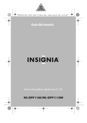Insignia NS-DPF118S User Manual (Spanish)