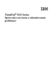 Lenovo ThinkPad R50p Slovenian - Service and troubleshooting guide for ThinkPad R50p