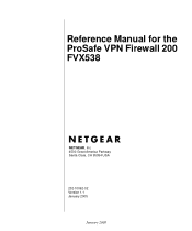 Netgear FVX538 FVX538  Reference Manual