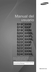 Samsung S22C300H User Manual Ver.1.0 (Spanish)