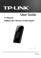 TP-Link TL-WN823N TL-WN823N V1 User Guide