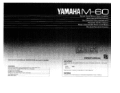 Yamaha M-60 Owner's Manual