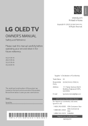 LG 42LX3QPUA Owners Manual